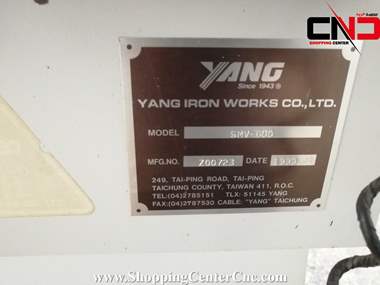 فرز سی ان سی سه محور YANG SMV 600 ساخت تایوان